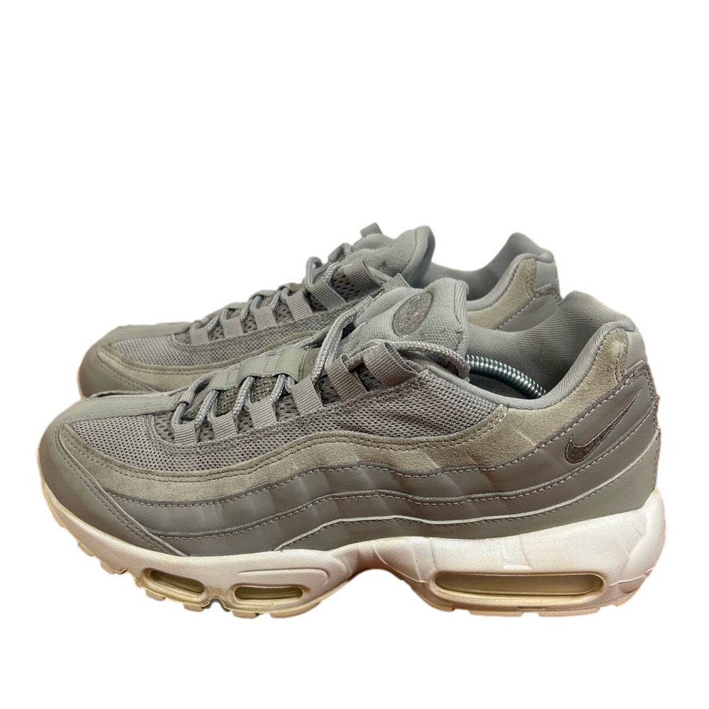 Nike Air Max 95 Premium Cobblestone / White Men's Shoe Size 8 #614 - Picture 4 of 9